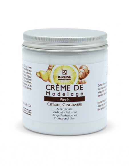 K-Reine Crème de modelage pieds citron et gingembre — 250 ml