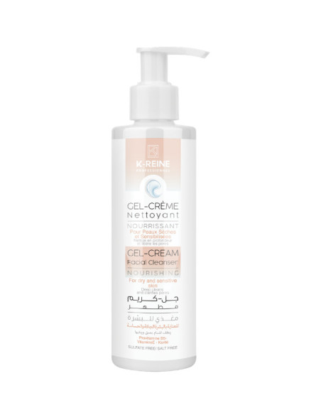 K-Reine Gel-crème nettoyant nourrissant peaux sèches 200 ml