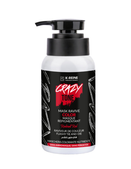 Masque colorant Crazy Tone Radiant Red K-Reine – 250 ml