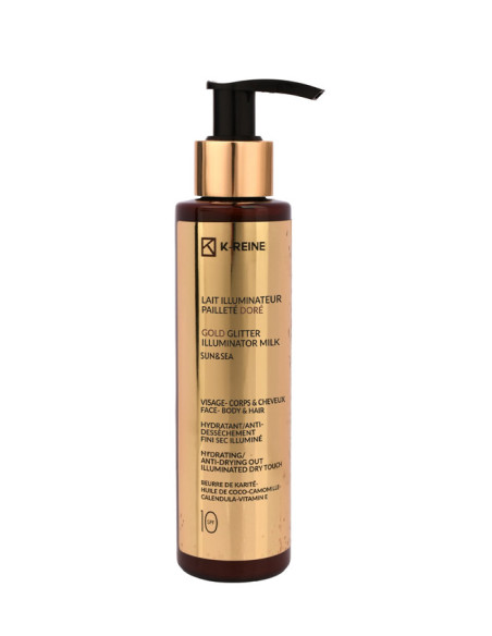 K-Reine Lait illuminateur pailleté Doré SPF10 — 150 ml