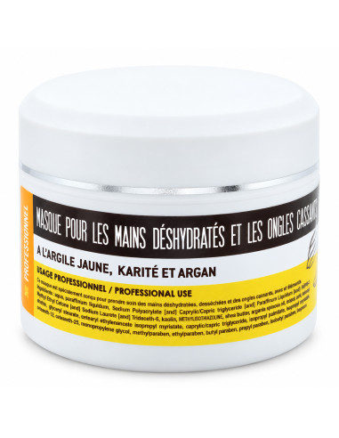 K-Reine Masque mains et ongles argile, karité et argan — 250 ml