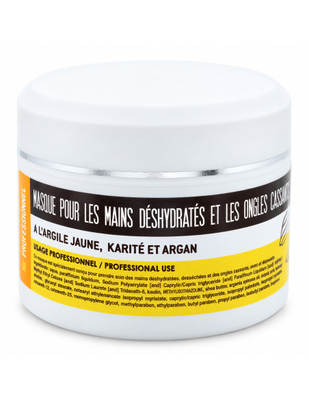 K-Reine Masque mains et ongles argile, karité et argan — 250 ml