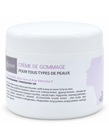 K-Reine Crème de gommage visage camomille, aloe vera et vitamine E 450 ml