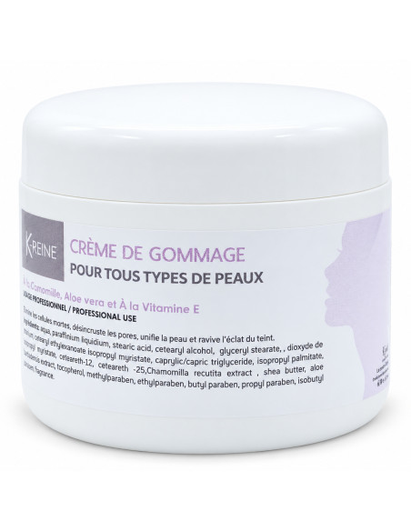 K-Reine Crème de gommage visage camomille, aloe vera et vitamine E 450 ml