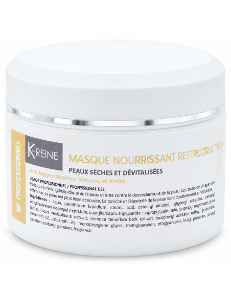 K-Reine Masque nourrissant visage peaux sèches 450 ml