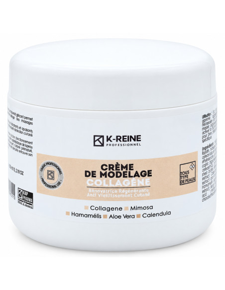 K-Reine Crème de modelage visage au collagène 450 ml