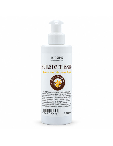 K-Reine Huile de massage Eucalyptus Vanille — 1000 ml