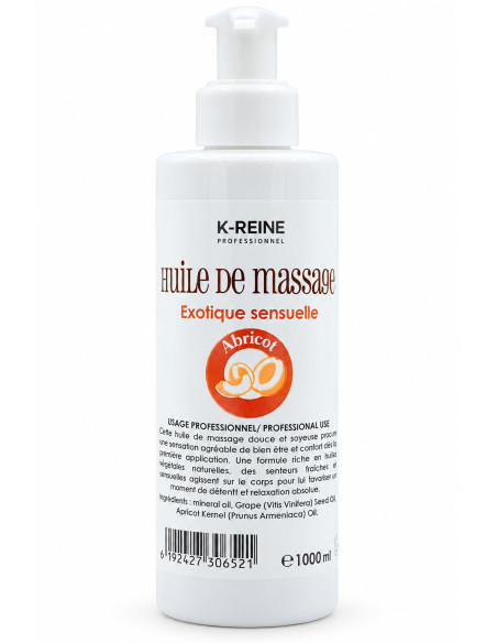 K-Reine Huile de massage Abricot — 1000 ml