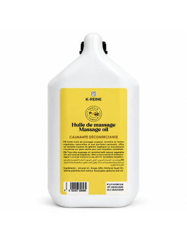 K-Reine Huile de massage Eucalyptus Vanille — 5 L