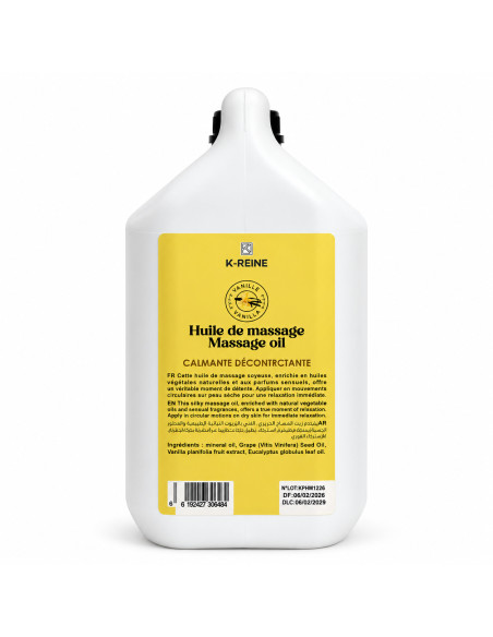 K-Reine Huile de massage Eucalyptus Vanille — 5 L