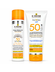 K-Reine Pack Sun&Sea visage corps SPF50+ et cheveux