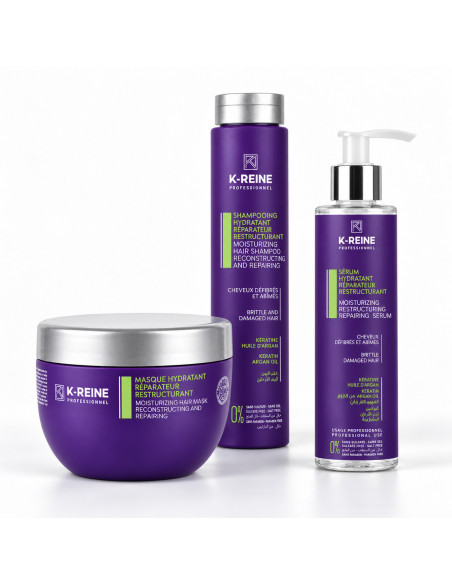 Pack de soins capillaires Réparateur Restructurant K-Reine