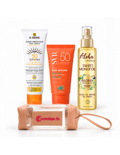 Pack SVR Blur SPF50+, K-Reine et Aloha Classique + trousse transparente