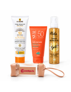 Pack SVR Blur SPF50+, K-Reine et Aloha Gold + trousse transparente