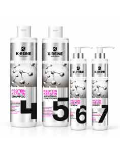 Coffret entretien Protéine Kératine K-Reine – 4 soins