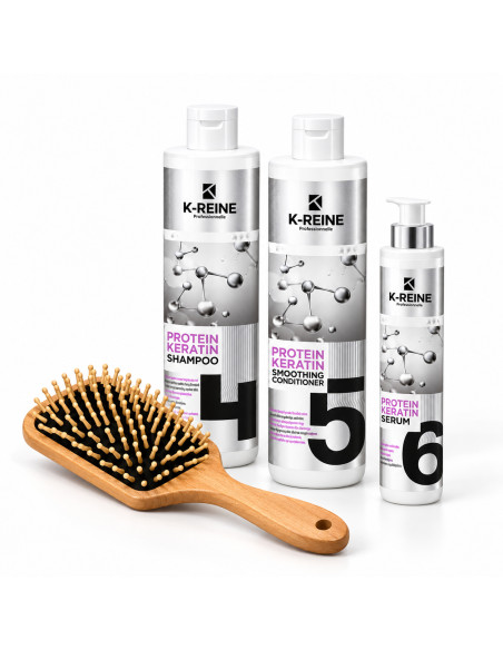 Coffret entretien Protéine Kératine K-Reine avec brosse