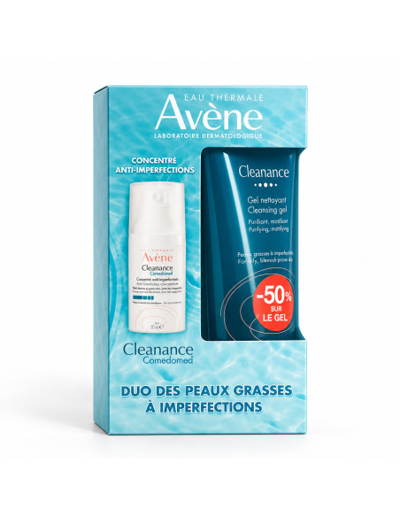 Avène Duo Cleanance Comedomed 30 ml + Gel nettoyant 200 ml