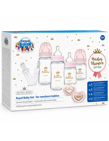 Canpol babies kit de naissance rose