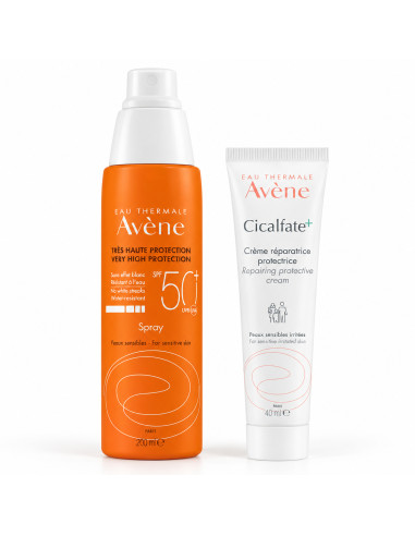 Avène Spray solaire SPF50+ 200 ml + Cicalfate+ 40 ml offerte