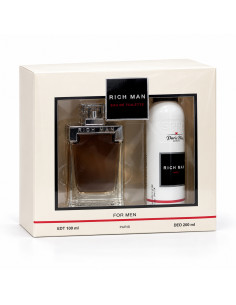 Paris Bleu Rich Man Coffret homme Eau de toilette 100 ml + déodorant 200 ml