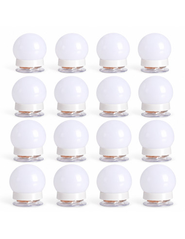 Kit éclairage LED pour miroir de maquillage, 16 ampoules