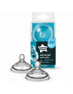 2 tétines Advanced Anti-Colic à débit moyen 3 mois et + — Tommee Tippee