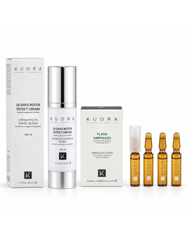 KUORA Duo crème effet Botox 50 ml + Flash 4 × 2 ml
