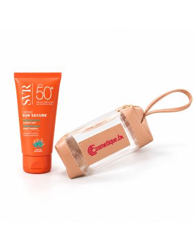 SVR Sun Secure Crème SPF50+ 50 ml + trousse transparente