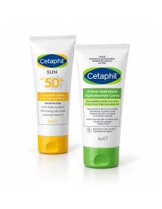 Cetaphil pack lotion solaire SPF 50+ 50 ml + crème 50 g