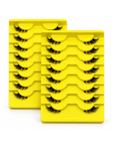 Groinneya B004 : faux cils, coffret jaune