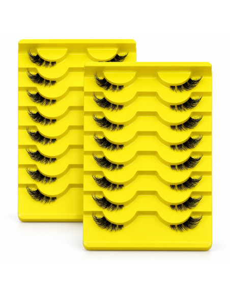 Groinneya B004 : faux cils, coffret jaune