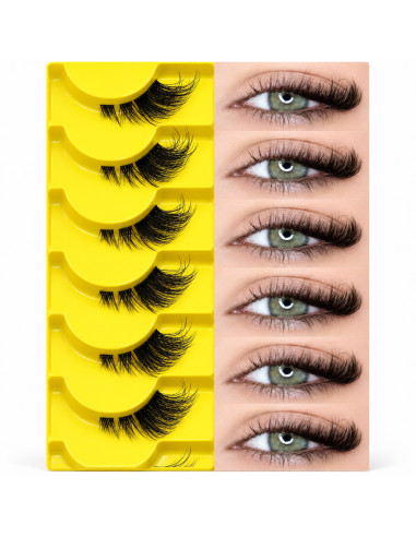 Groinneya B004 : faux cils, coffret jaune