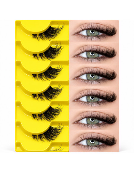 Groinneya B004 : faux cils, coffret jaune