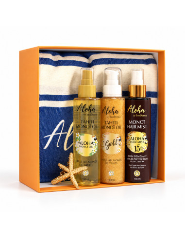 InoDerma Aloha Pack Gold Edition Trio Monoï 3 × 150 ml