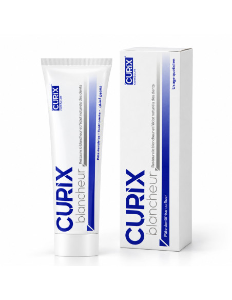 Curix Dentifrice Blancheur avec brosse à dents offerte