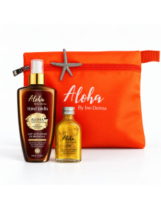 InoDerma Aloha Sun Glow Set Gold Teint Divin 250 ml et Huile 50 ml