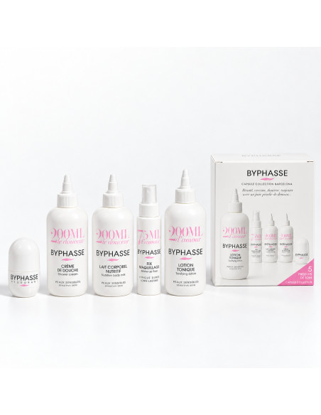 Byphasse Coffret collection Barcelona 5 produits iconiques visage et corps