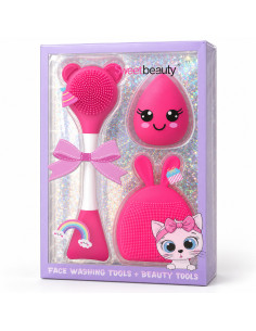 Sweet Beauty – Coffret Face Washing Tools rose