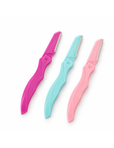 Rasoirs à sourcils, lot de 3 lames