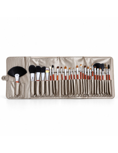Kit de 26 pinceaux de maquillage avec étui