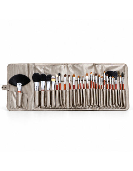 Kit de 26 pinceaux de maquillage avec étui