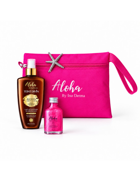 InoDerma Aloha Sun Glow Set Pink Teint Divin 250 ml et Huile 50 ml