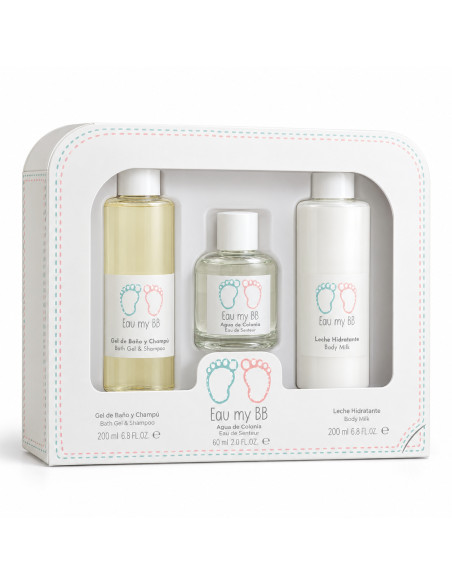 Coffret Eau My BB Gel douche&shampooing 200ml + Lait de corps 200ml + Eau de Senteur 60ml