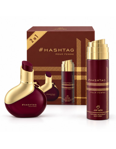 Coffret Mirada Hashtag Pour Femme 85ml + Déodorant