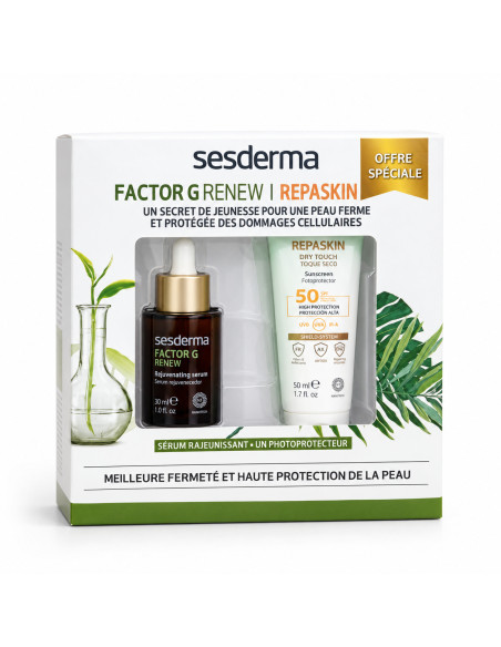 Sesderma - Coffret factor g sérum + repaskin écran solaire spf50