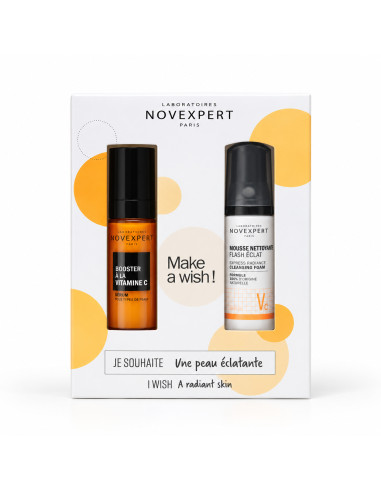 Novexpert coffret Vitamine C 30 ml et mousse nettoyante 40 ml