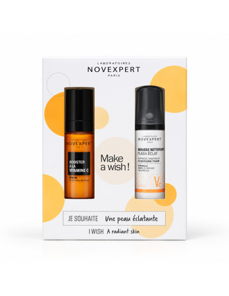 Novexpert coffret Vitamine C 30 ml et mousse nettoyante 40 ml