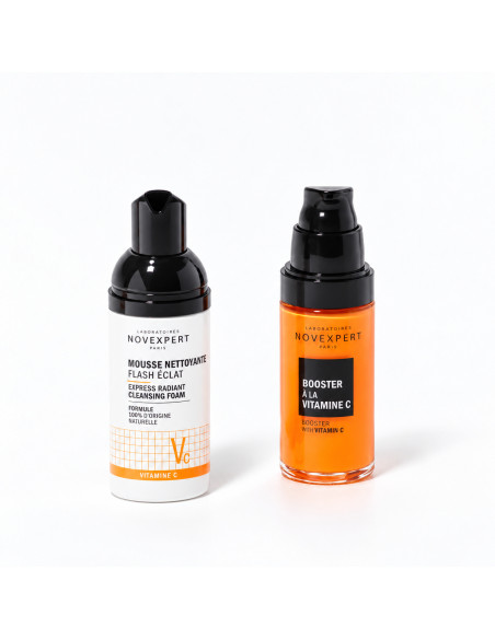 Novexpert coffret Vitamine C 30 ml et mousse nettoyante 40 ml