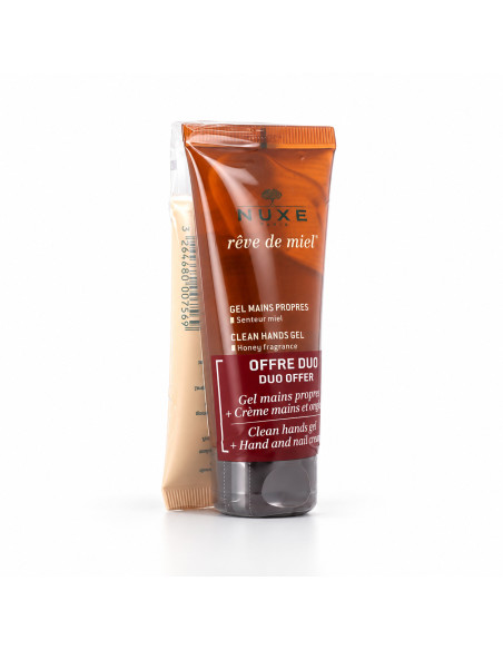 Nuxe Rêve de miel gel mains propres 30ml + crème mains et ongles 30ml