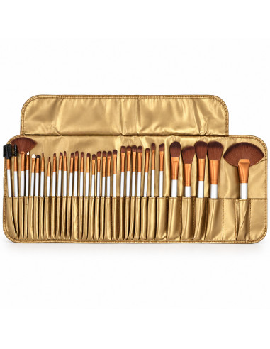 Kit de Pinceaux de Maquillage Professionnels 32 Pièces -Naked 3